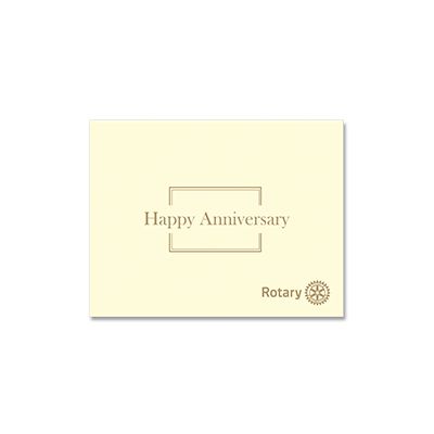 Happy Anniversary Card with Envelope - Pack of 10