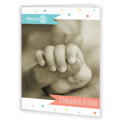 New Baby Congratulatory Card with Envelope