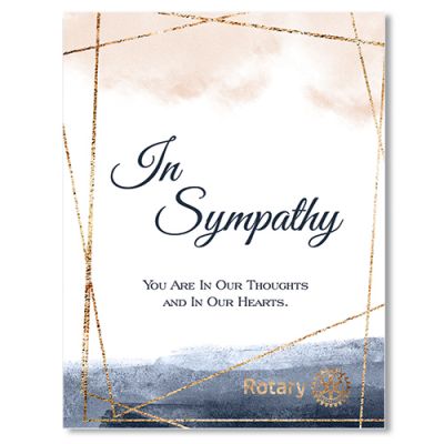 Sympathy Card with Envelope - Pack of 10