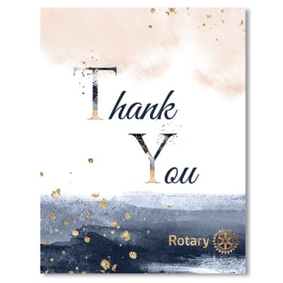 Thank You Card With Envelope - Pack of 10