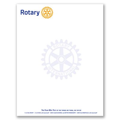 Rotary International Letterhead