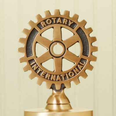 Deluxe Cast Bronze Rotary Emblem Bell Top