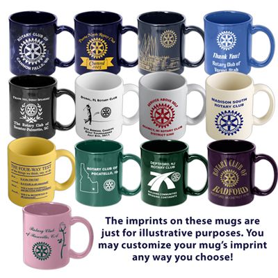Custom Imprinted C-Handle Coffee Mug
