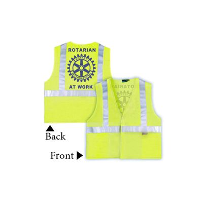 Rotarian At Work Safety Vest - OSHA Safety Yellow