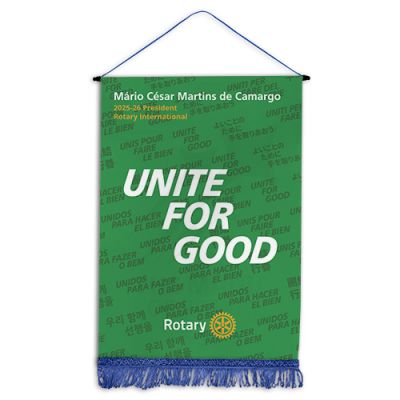 2025-26 Message Podium Banner, 18" x 26"