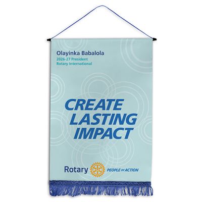 2026-27 Message Podium Banner, 18" x 26" 