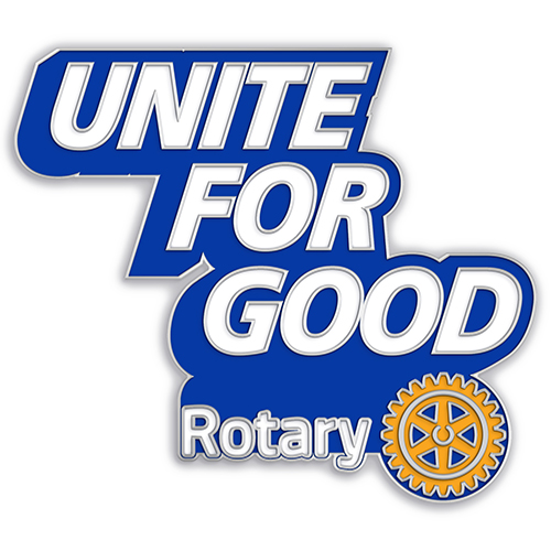 Rotary Unite For Good Pin